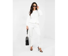 Laisvalaikio kostiumas moterims-IT-KMPL-22239.95-ecru