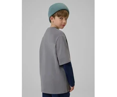 Laisvo stiliaus berniukiškas džemperis ilgomis rankovėmis su spauda 4F 4FJRSS26TLONM631-24S