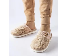 Lakeland smėlio spalvos šilti šlepetės