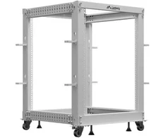 LANBERG OPEN RACK 19" 15U 600X600-1100 ADJUSTABLE Pilkas