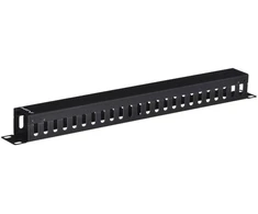LANBERG AK-1201-B cable management panel type A 19 1U juodas