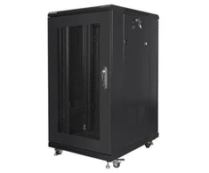 LANBERG stovi spintelė 19 colių 22U 600x800 tinklelis Juodas