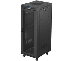 LANBERG Rack spintelė 19 laisvai stovinti 32U 600x800 plokščia pakuotė su tinklelio durelėmis LCD juodas