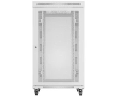 Lanberg grindų spintelė 19" 27U 800x1000 rutulinės perforuotos durelėmis LCD V2