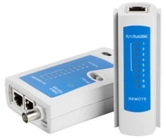 Tinklo kabelių testeris Lanberg ‎NT-0401, RJ-45, RJ-11, RJ-12, koaksialiniams kabeliams