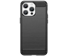Hurtel Flexible carbon pattern Apple iPhone 15 Pro Max Carbon – dėklas telefonui juodos spalvos