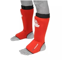 Lankstūs blauzdų apsauginiai įtvarai M - Shinrage Raudoni