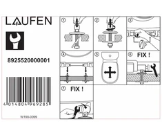 LAUFEN Pro universalus tualeto vyrių rinkinys
