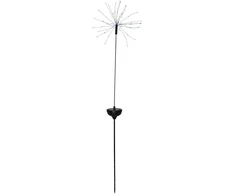 Lauko LED lemputė „Firework“ su saulės baterija (100 cm)