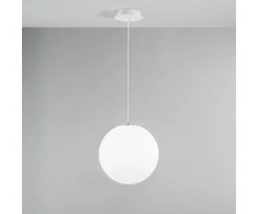 Lauko pakabinamas šviestuvas GECO, baltas, 1xE27, IP65