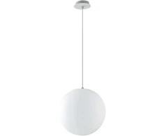 Lauko pakabinamas šviestuvas GECO, baltas, 1xE27, IP65