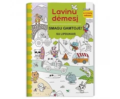 KNYGA Lavinu dėmesį. Smagu gamtoje! Su lipdukais. 4-5 metų vaikams