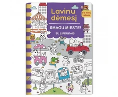 KNYGA Lavinu dėmesį. Smagu mieste! Su lipdukais. 4-5 metų vaikams