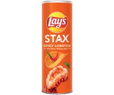 Lay's Stax Spicy Lobster flavor 90g x 16 pcs (VN)