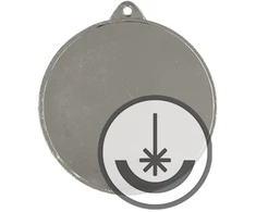 Lazeriu graviruotas medalis - RMI