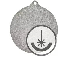 Lazeriu graviruotas medalis - RMI