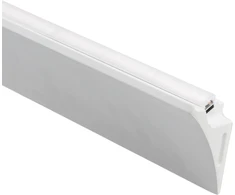 LED gipsinis kampinis profilis su dangteliu VELA, baltas, 1m