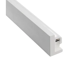 LED gipsinis profilis su dangteliu MONO, baltas, 1m