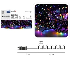 LED girlianda 700 LED, 7 m, multikolor