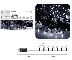 LED girlianda 700 LED, 7 m, šaltai balta