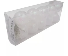 LED girlianda „Baltos burbuliukų lemputės“ (10 vnt.)