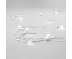 LED girlianda PICNIC, balta, 10xE14, 5m