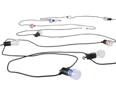 LED girlianda PICNIC, juoda, 10m, IP65