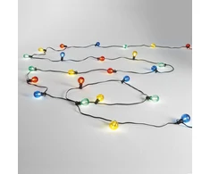 LED girlianda PICNIC, juoda, 25xE12, 5m