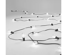 LED girlianda PICNIC, juoda, 25xE12, 7.6m