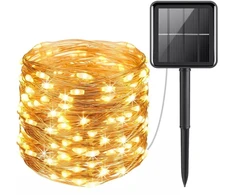 Led girlianda su saulės elementu