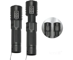 LED įkraunamas žibintuvėlis X-MPR 3, juodas, 6000K