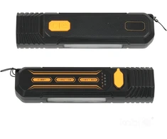 LED įkraunamas žibintuvėlis X-MPR 4, juodas, 6000K