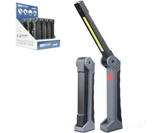 LED įkraunamas žibintuvėlis X-MPR 9, juodas, 6000K