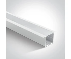 LED įleidžiamas profilis, baltas, 2m, 7910R/W