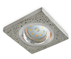 LED įleidžiamo montavimo šviestuvas BARI SQUARE, chromo sp., be cokolio