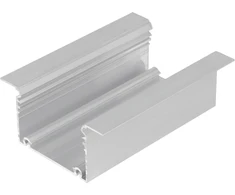 LED juostos įleidžiamas profilis PHIL, neanoduotas aliuminis, 3m