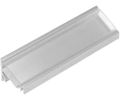 LED juostos kampinis profilis CORNER16.v2, neanoduoto aliuminio, 4m