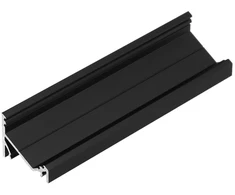 LED juostos kampinis profilis CORNER16.v2, juodas, 4m
