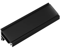 LED juostos kampinis profilis CORNER16.v2, juodas, 4m