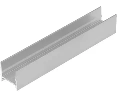 LED juostos paviršinis profilis COZY12 C/U1, neanoduoto aliuminio, 2m