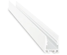 LED juostos paviršinis profilis SLOT SUR D16 x D22, baltas, 2m, su dangteliu ir užbaigimais, 307152