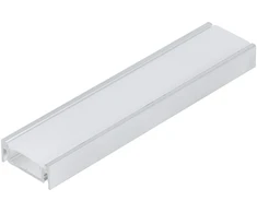 LED juostos paviršinis profilis SURFACE14.v2, neanoduoto aliuminio sp., 4m