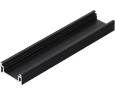 LED juostos paviršinis profilis SURFACE14.v2, juodas, 4m
