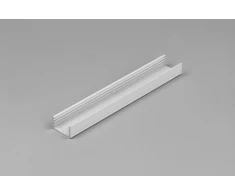 LED juostos paviršinis profilis UNI14 BC3/Y, baltas, 2m