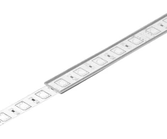 LED juostos profilio dangtelis A, skaidrus, 1m