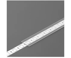 LED juostos profilio dangtelis A1 SLIDE, skaidrus, 2m