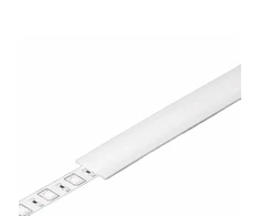 LED juostos profilio dangtelis A1 SLIDE, baltas, 1m
