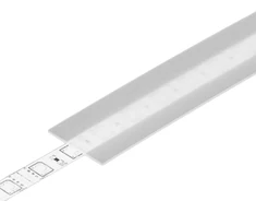 LED juostos profilio dangtelis A6 SLIDE, matinis, 2m