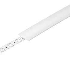 LED juostos profilio dangtelis B, baltas, 1m