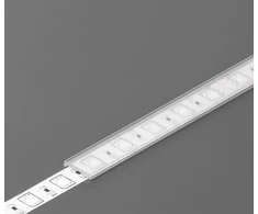 LED juostos profilio dangtelis C2 CLICK MINUS, skaidrus, 2m